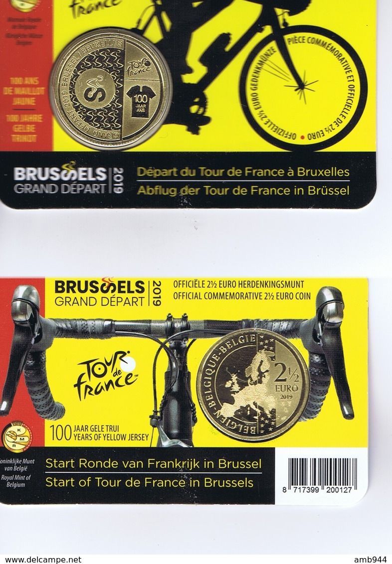 Belgio - 2,50 Euro Commemorativo 2019 - Tour - Belgio