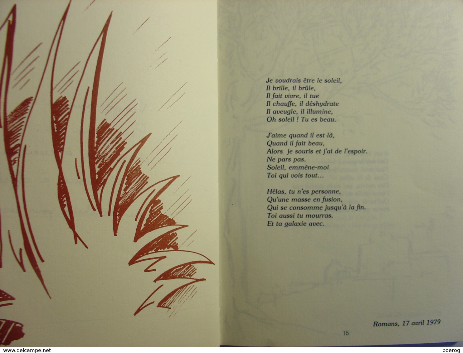 ISABELLE ROTH - POEMES - ASSOCIATION "AVEC ISABELLE" ROMANS DROME - 1985 - POESIE - Auteurs Français