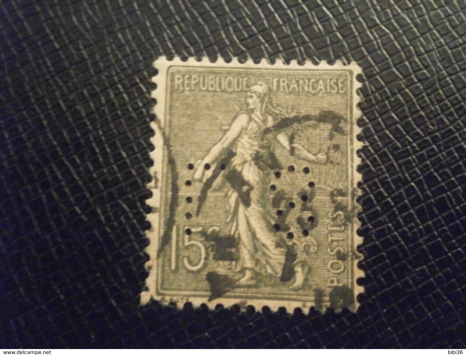 FRANCE TIMBRE SEMEUSE 130 LS126 PERFORE PERFORES PERFIN PERCE PERFO PERFINS PERFORATION PERFORIERT LOCHUNG PERFORATI - Autres & Non Classés