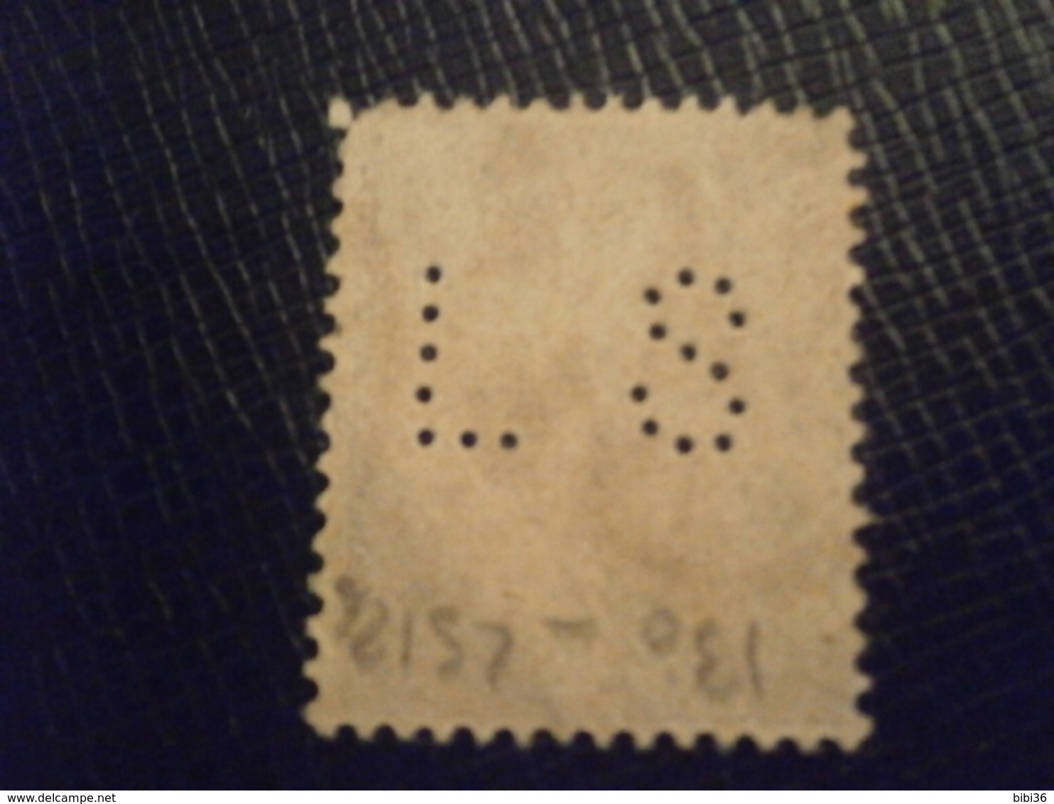 FRANCE TIMBRE SEMEUSE 130 LS126 PERFORE PERFORES PERFIN PERCE PERFO PERFINS PERFORATION PERFORIERT LOCHUNG PERFORATI - Autres & Non Classés