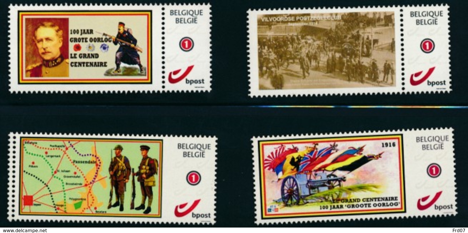 4 Mystamp - WO I  1914 - Guerre 1914/18 - MNH - ** - Other & Unclassified