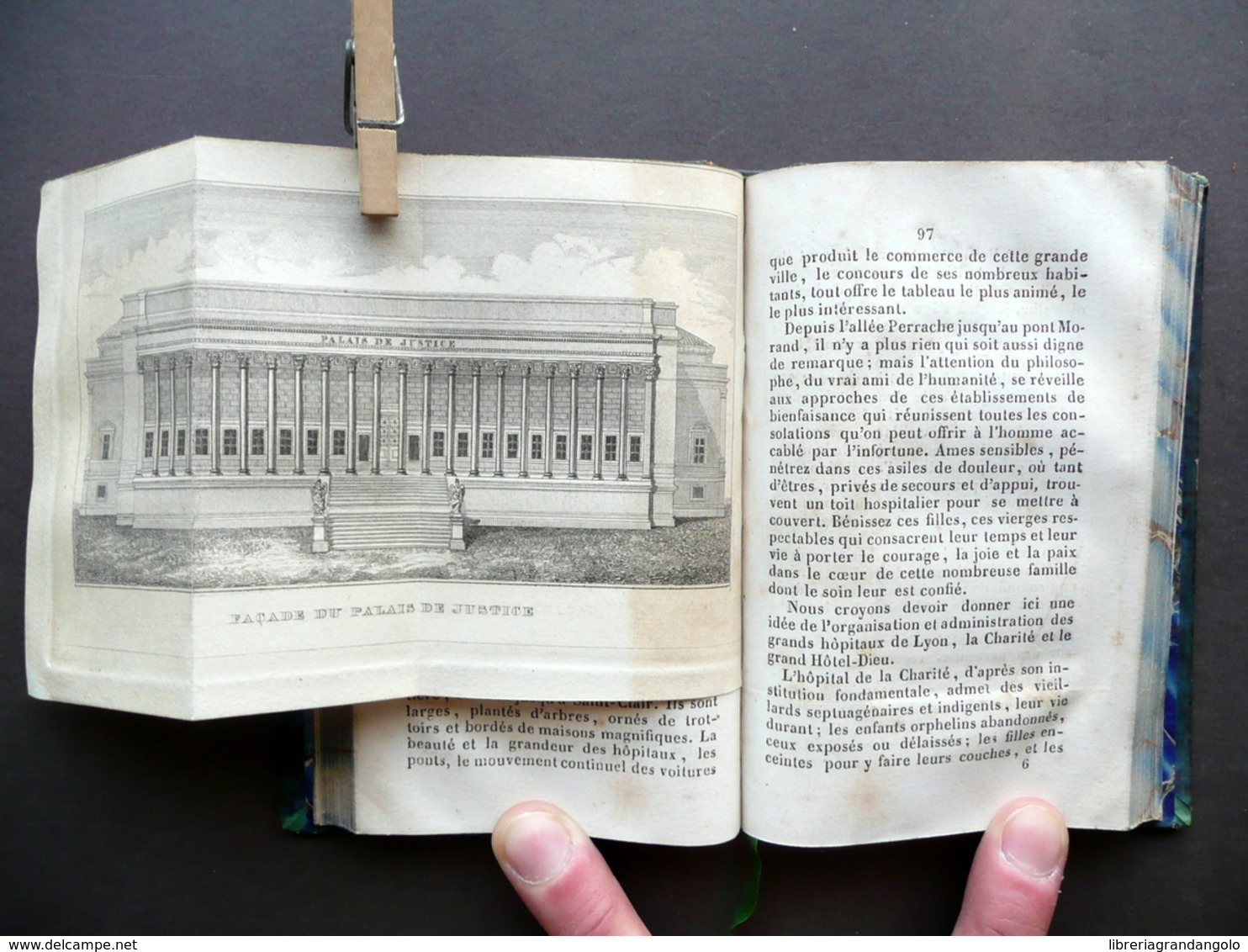 Guide Du Voyageur A Lyon J. Lions Audin Paris Lions Lyon 1838 Guida Carta - Non Classificati