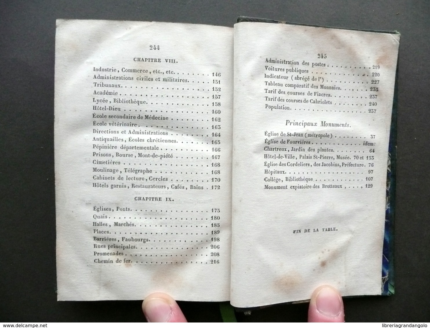 Guide Du Voyageur A Lyon J. Lions Audin Paris Lions Lyon 1838 Guida Carta - Non Classificati