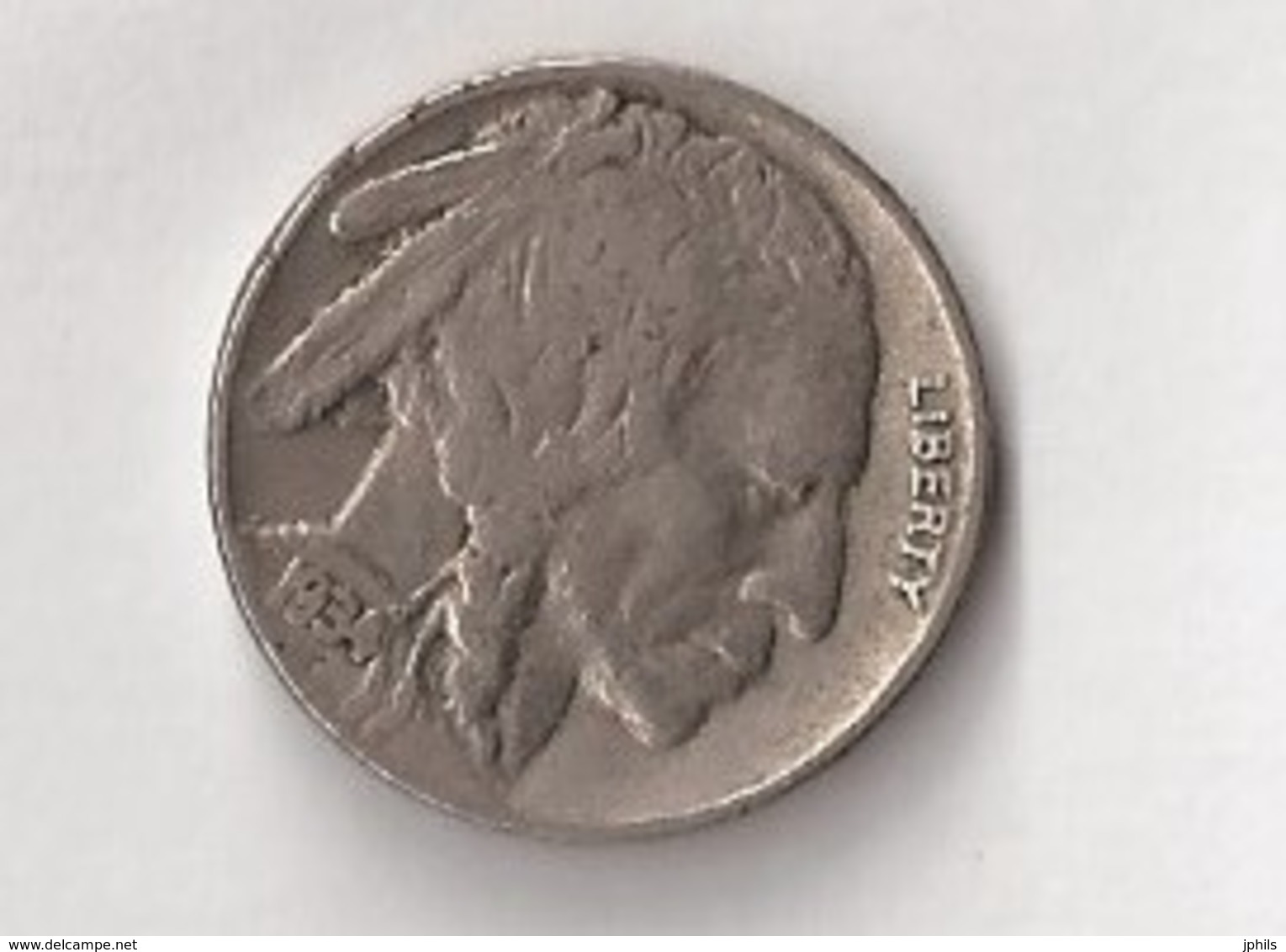 U S A 1934 Buffalo Five Cents - Lots