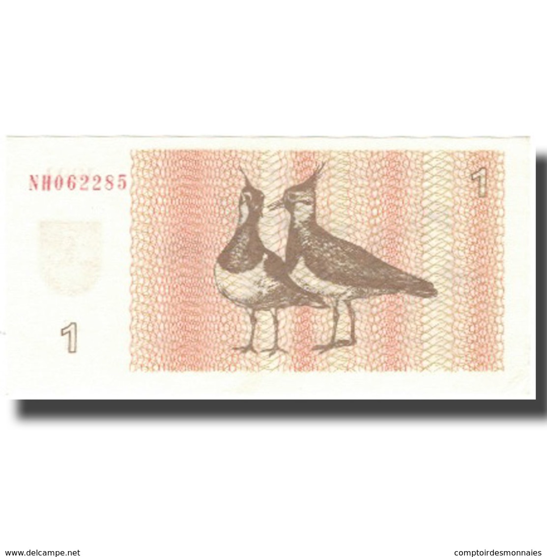 Billet, Lithuania, 1 (Talonas), 1992, 1992, KM:39, SUP - Lituanie