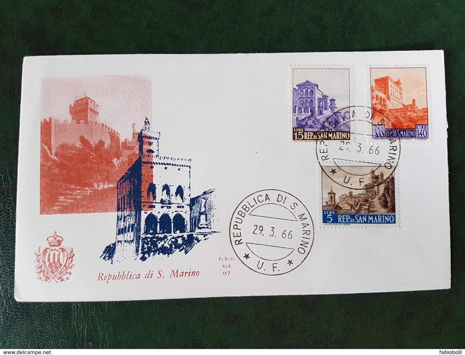 (38849) F.D.C. SAN MARINO 1966 - FDC