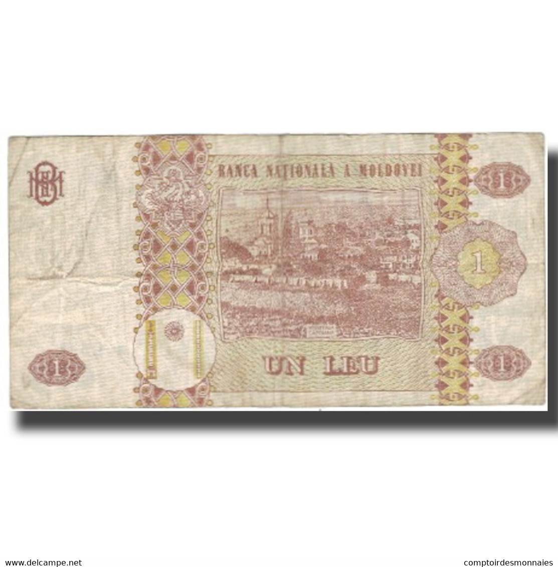 Billet, Moldova, 1 Leu, 2002, 2002, KM:8e, TB - Moldova