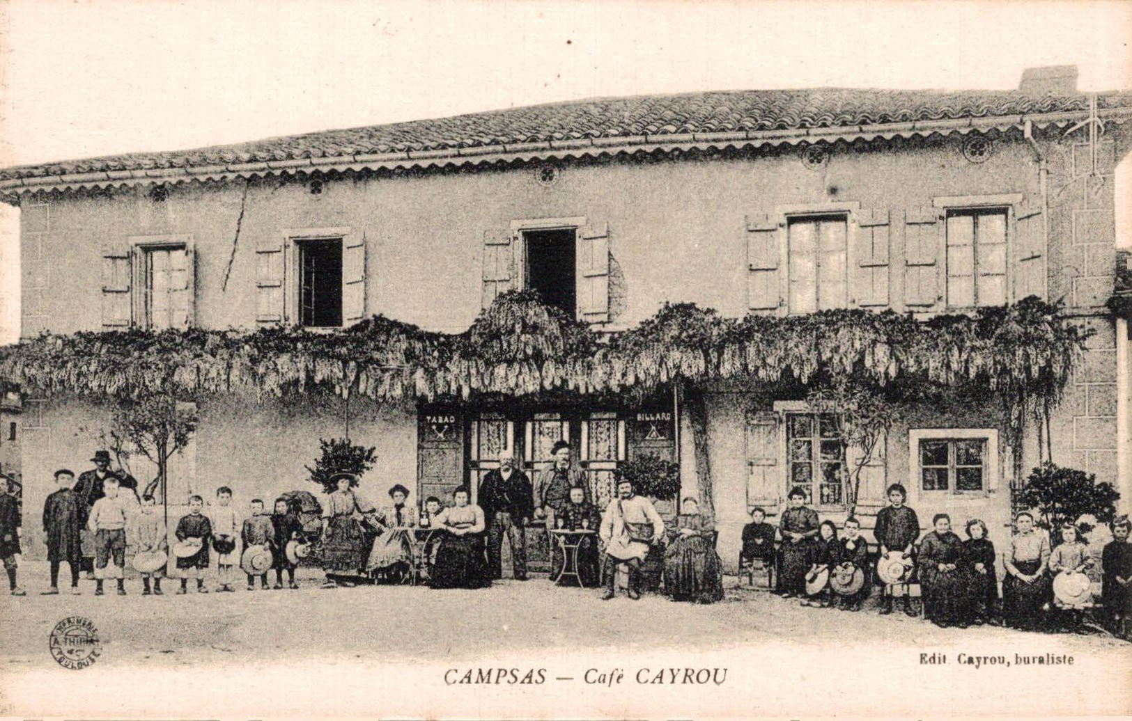 6544-2019    CAMPSAS   CAFE CAYROU - Autres & Non Classés