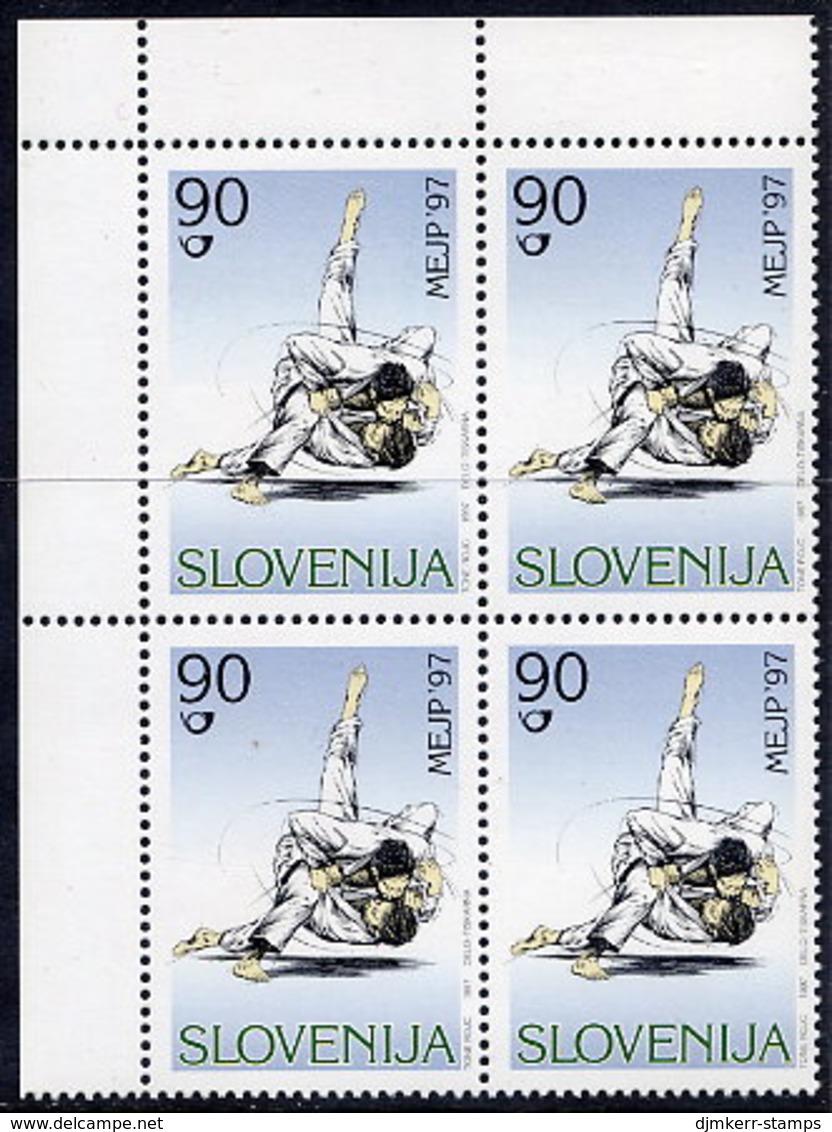 SLOVENIA 1997 Judo Youth Championship Block Of 4 MNH / **.  Michel 210 - Slovénie