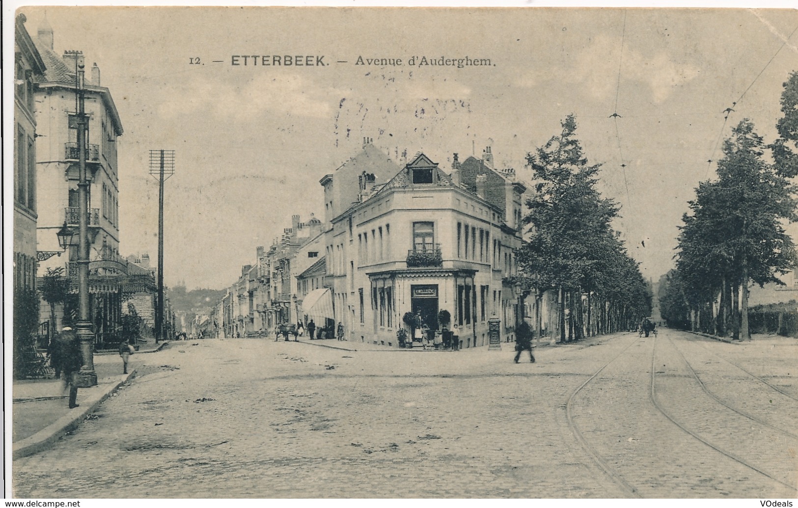 CPA - Belgique - Brussels - Bruxelles - Etterbeek - Avenue D'Auderghem - Etterbeek