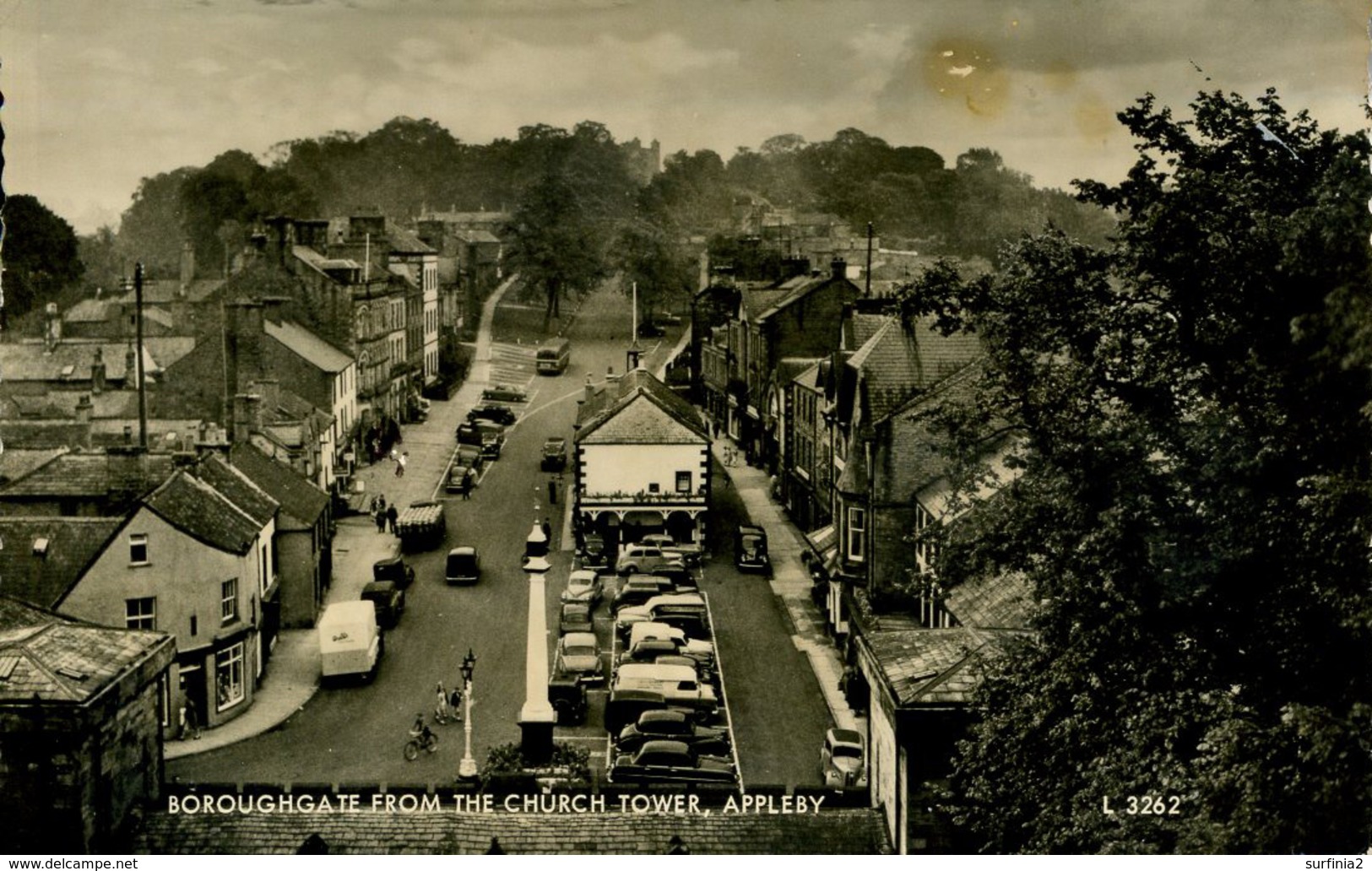 CUMBRIA - APPLEBY - BOROUGHGATE FROM THE CHURCH TOWER RP  Cu301 - Appleby-in-Westmorland