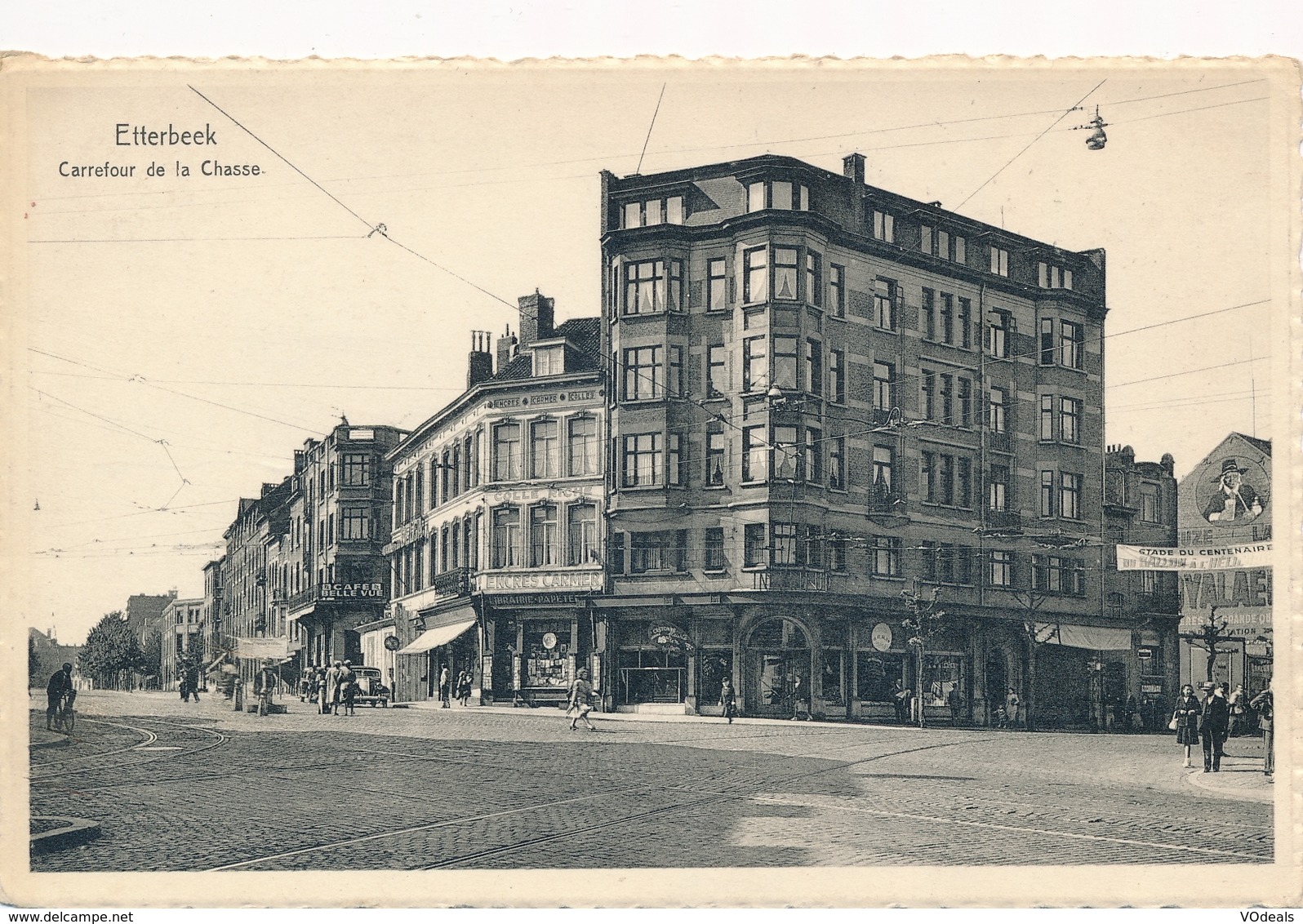 CPA - Belgique - Brussels - Bruxelles - Etterbeek - Carrefour De La Chasse - Etterbeek