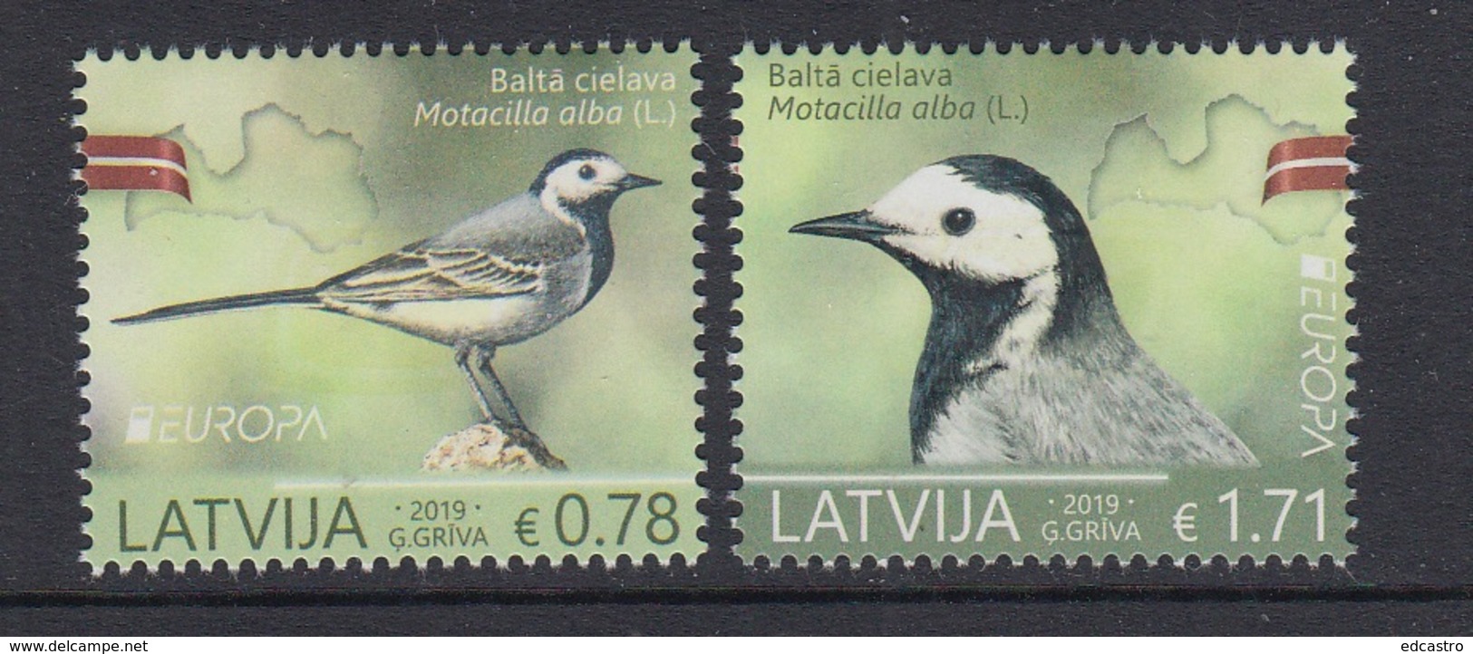 40.- LATVIA 2019 EUROPA 2019 NATIONAL BIRDS - 2019