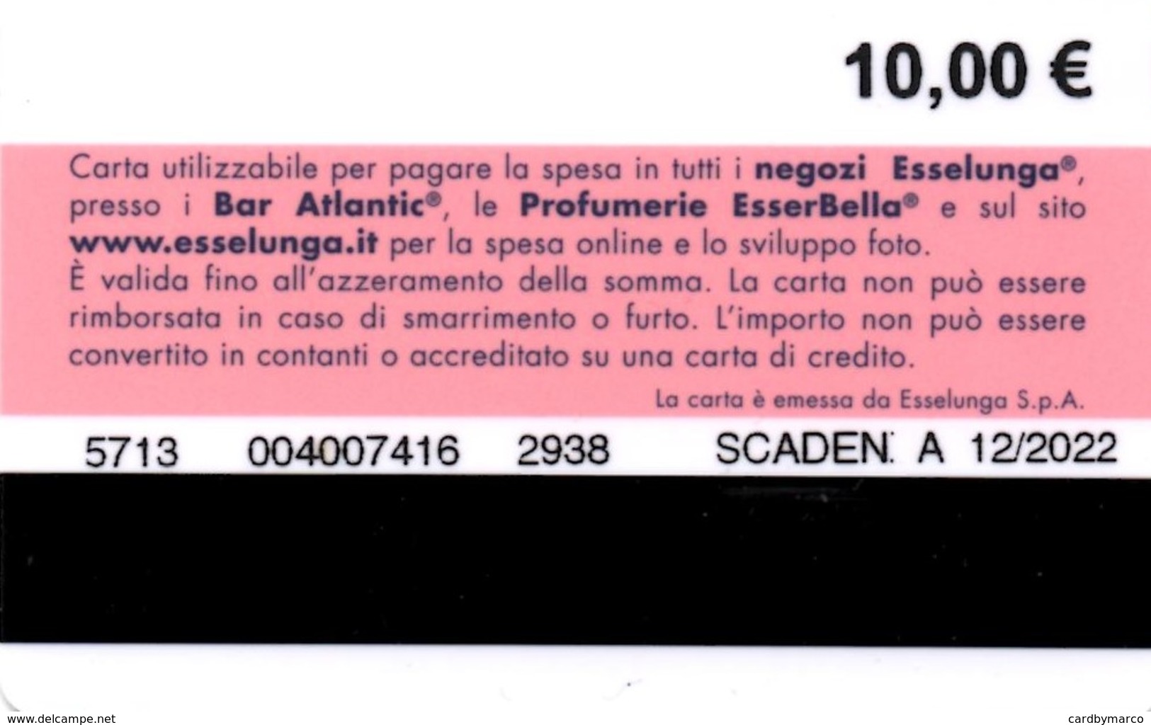 *ITALIA - ESSELUNGA - GIFT CARD (12/2022)* - Gift Cards