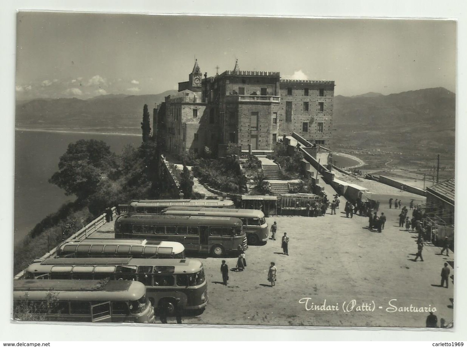 TINDARI ( PATTI ) SANTUARIO  - VIAGGIATA  FG - Messina