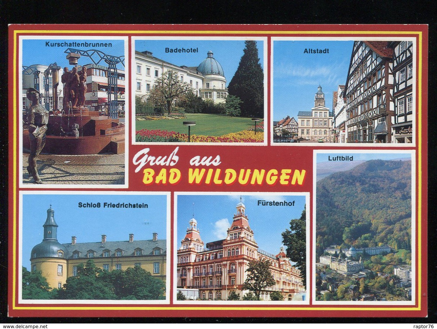 CPM Neuve Allemagne Gruss Aus BAD WILDUNGEN Multi Vues - Bad Wildungen