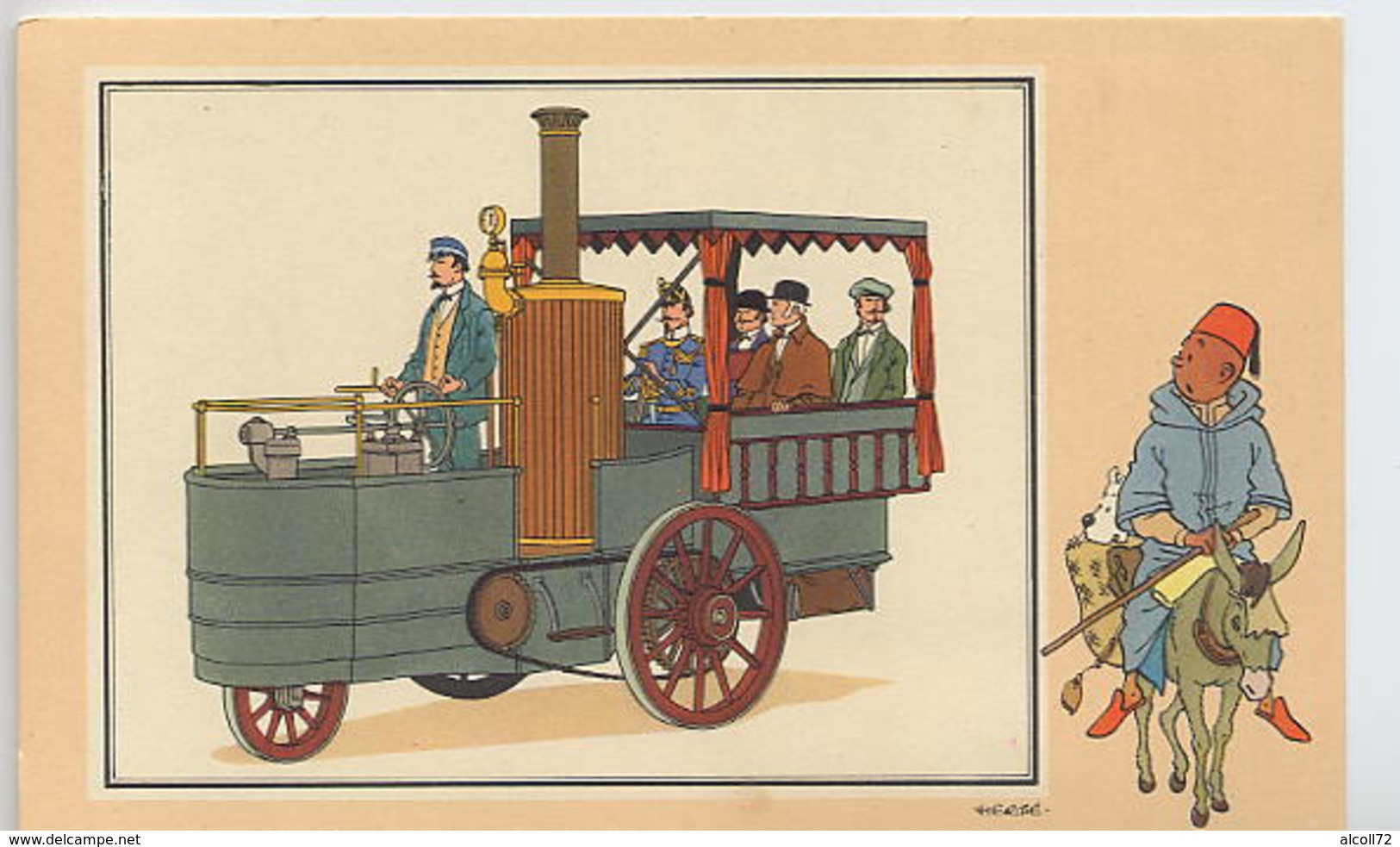 Lot De 6 Images Environ 195x130 VOIR & SAVOIR Par HERGE: AUTOMOBILE Album1 Origine à 1900 Série 5 - N°7,19, 22, 23,28,30 - Autres & Non Classés