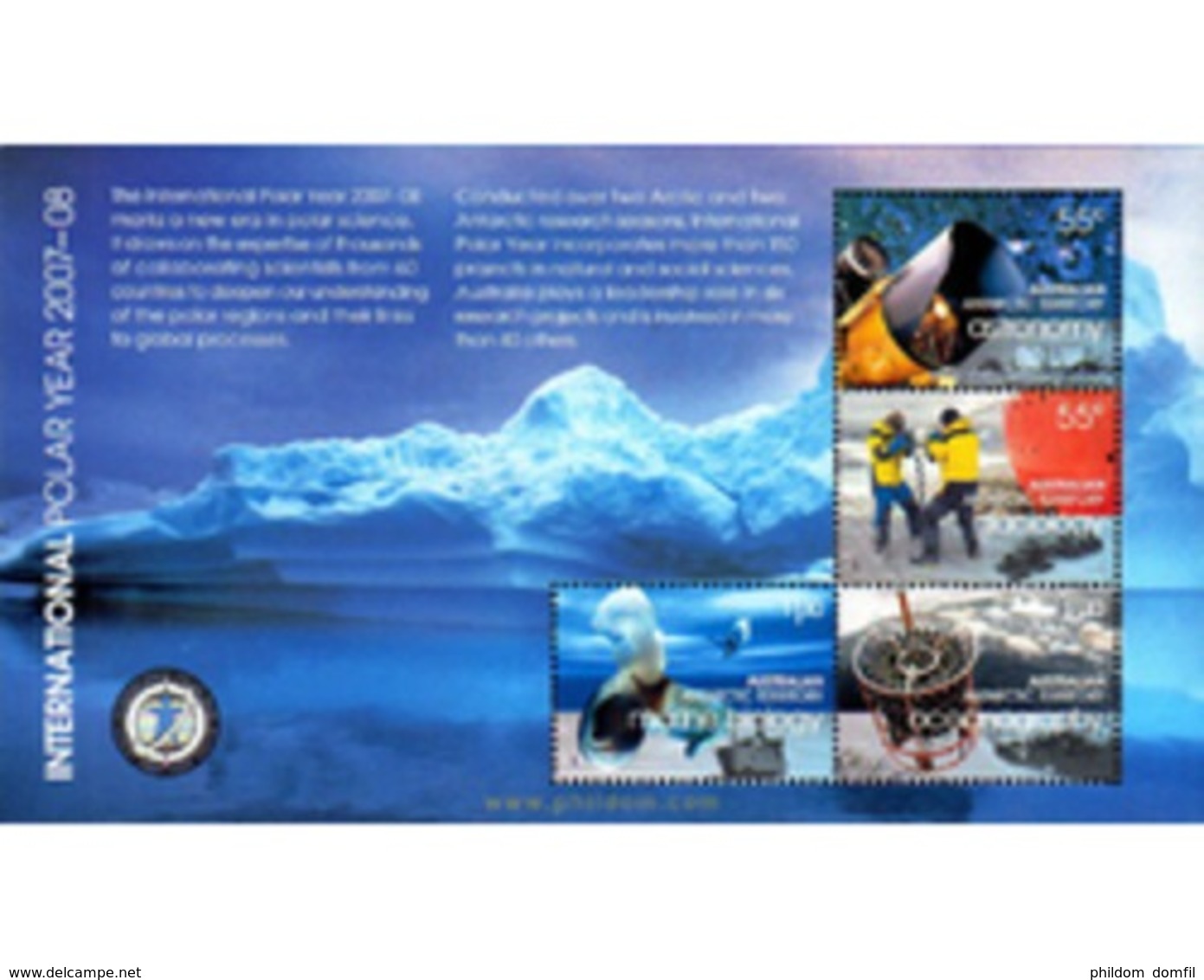 Ref. 225834 * MNH * - AUSTRALIAN ANTARCTIC TERRITORY. 2008. - Neufs