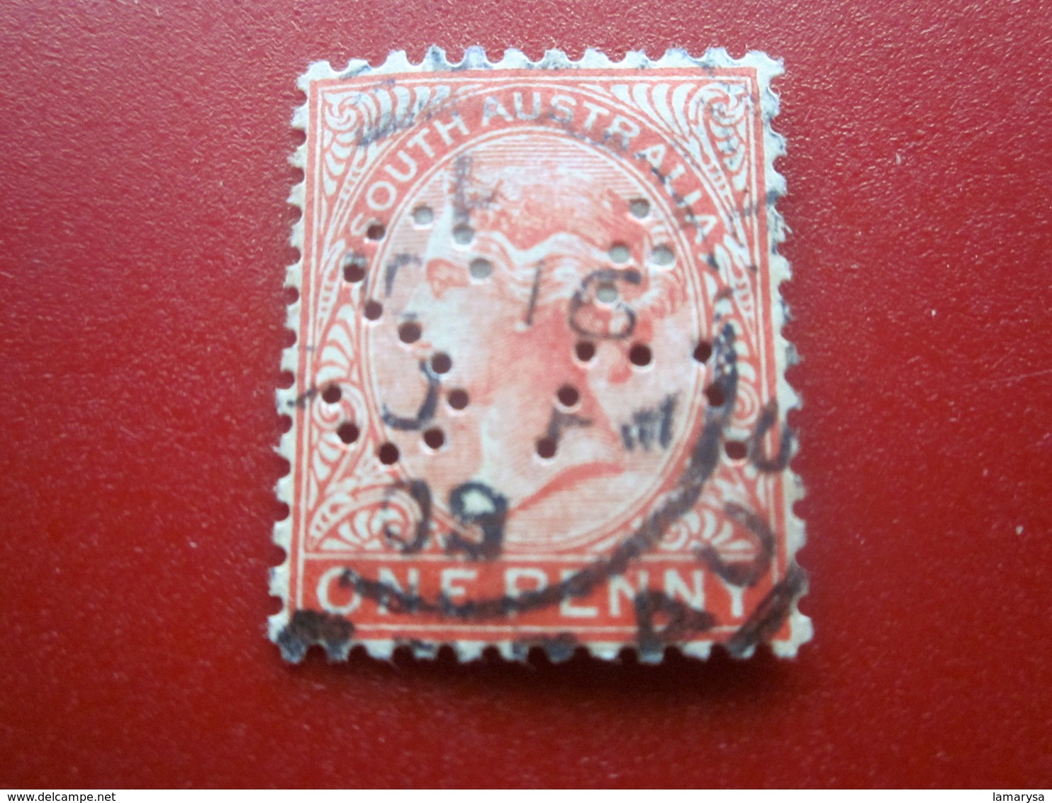 Stamp Timbre AUSTRALIE S A --COLONY NEW SOUTH WALES-Perforé,Perforés,Perfin Perfins,Perforatis,Perforado,Perforated - Perforés