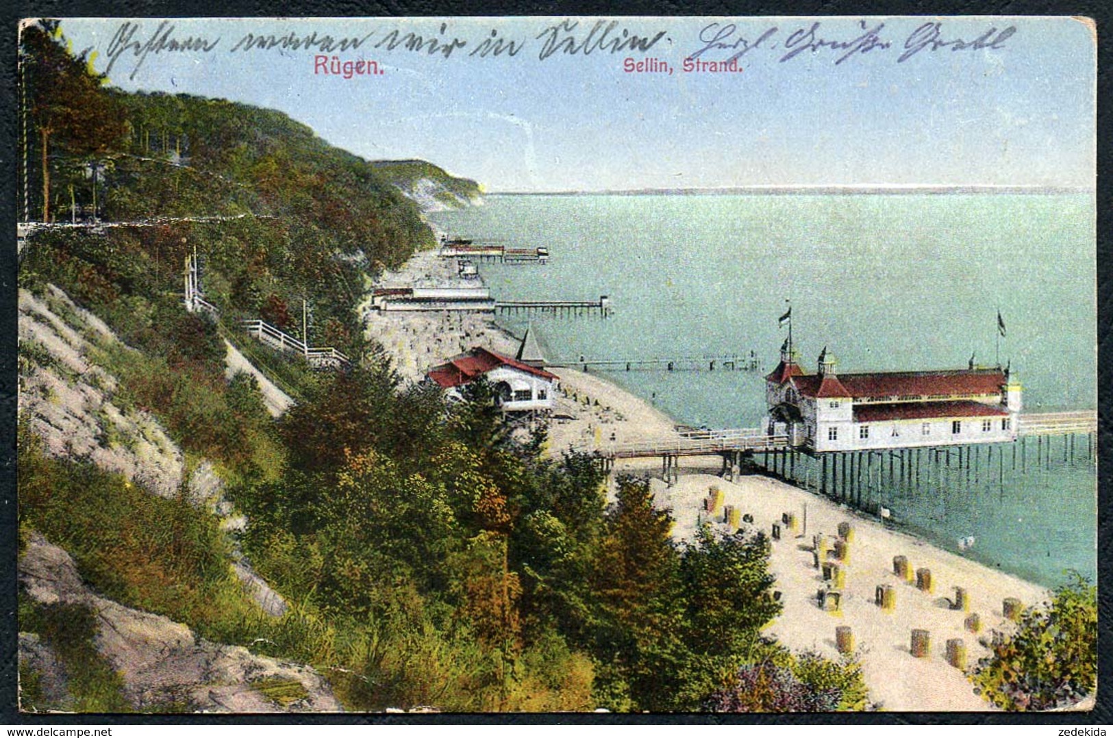 C5322 - Sellin Seebrücke Strand Rügen - Zobler & Wilde - Sellin