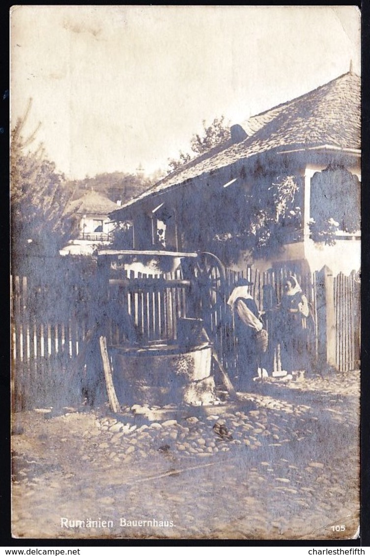 PHOTOCARD ROMANIE - ROMANIA --- BAUERNHAUS MIT FRAUEN - MAISON DE FERMIER AVEC FEMMES - Roemenië