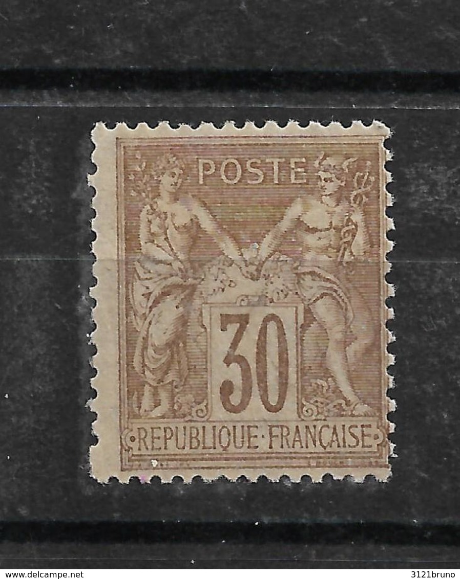 SAGE N 80 ** NEUF Brun Jaune COTE 130 Euros; - 1876-1898 Sage (Type II)