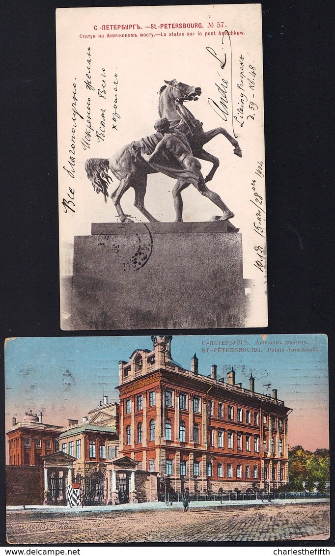 RUSSIA - RUSSIE --- ST PETERSBOURG -  2 Cartes - Russie