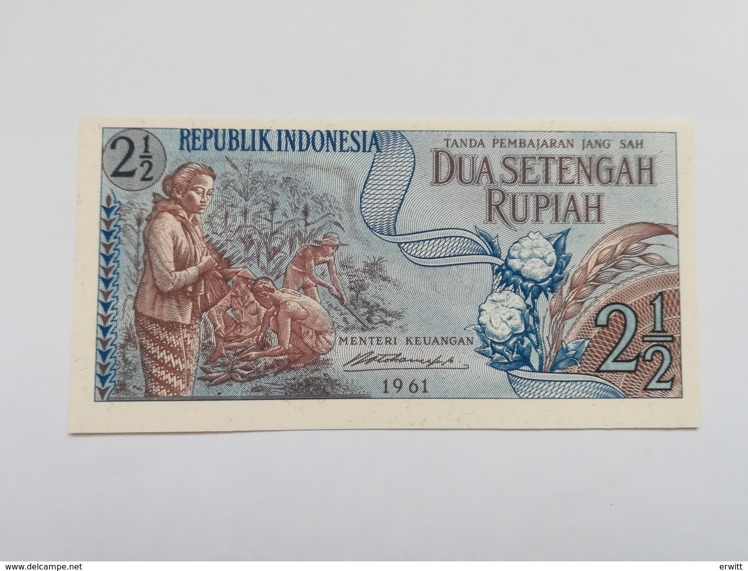 INDONESIA 2  RUPIAH 1961 - Indonesia