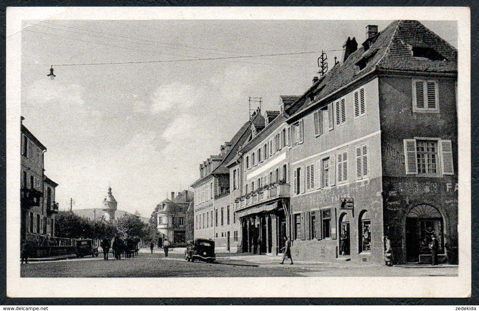 C5332 - Schlettau - Adolf Hitler Straße - Verlag Julius Manias & Cie - Schlettau