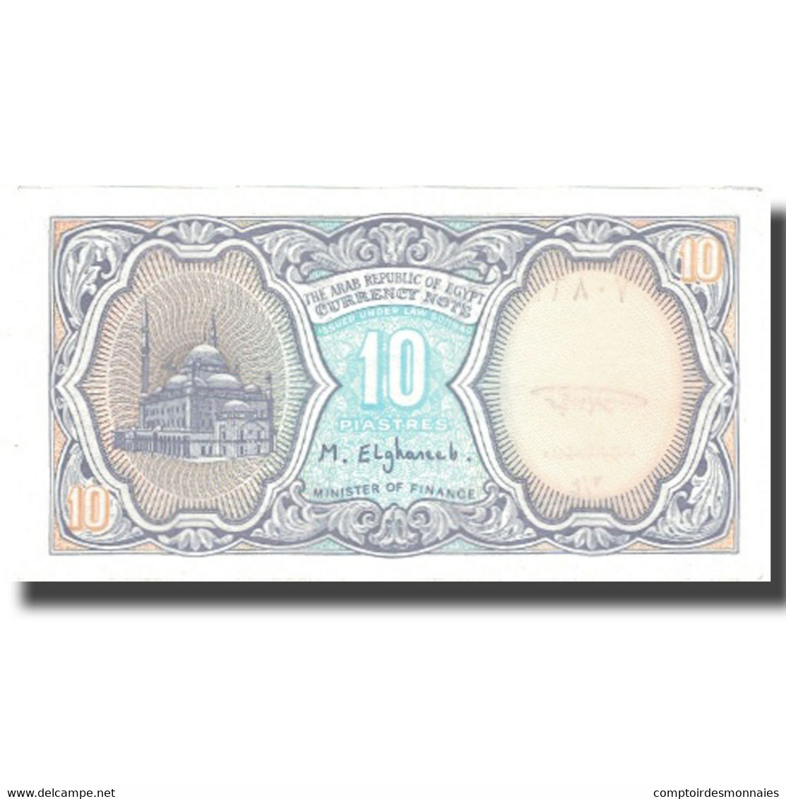 Billet, Égypte, 10 Piastres, L.1940, KM:189a, SPL - Egypte