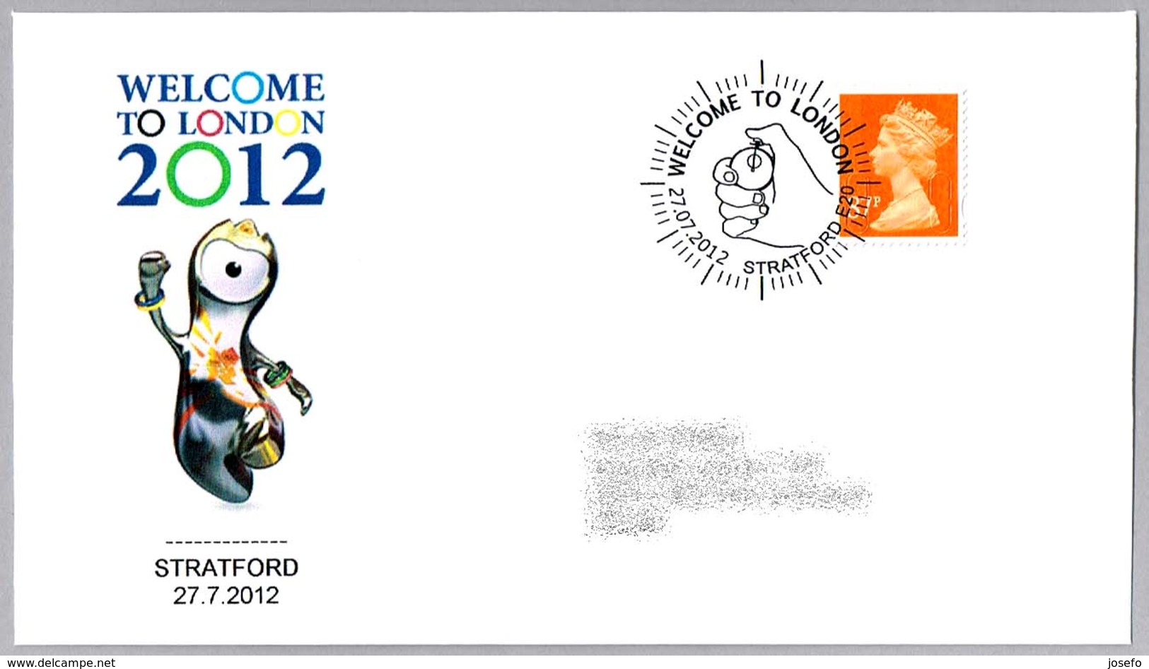 WELCOME TO LONDON 2012 - Inicio De Los Juegos Olimpicos. Cronometro - Chronometer. Stratford 2012 - Verano 2012: Londres