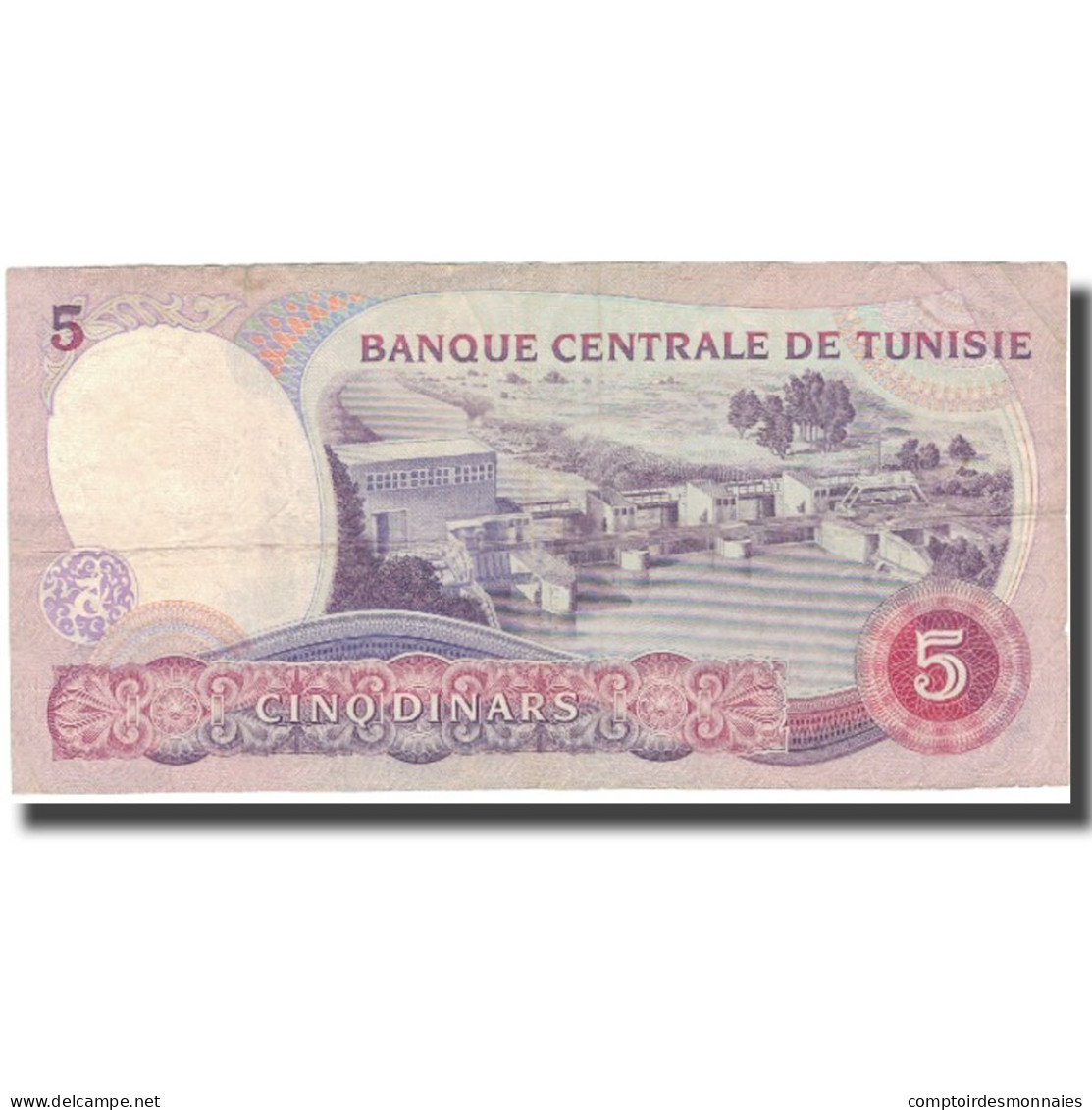 Billet, Tunisie, 5 Dinars, 1983, 1983-11-03, KM:79, TB+ - Tunisie
