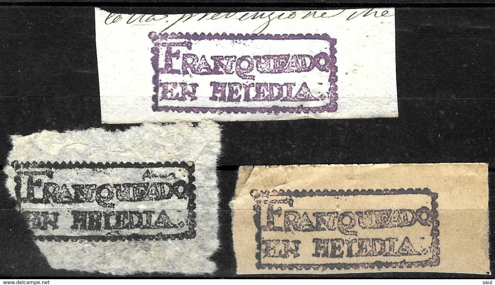 203 - HAITI - 1800 - PREPHILATELIC CANCELS - FORGERIES - FAUX - FAKES - FALSES - Autres & Non Classés