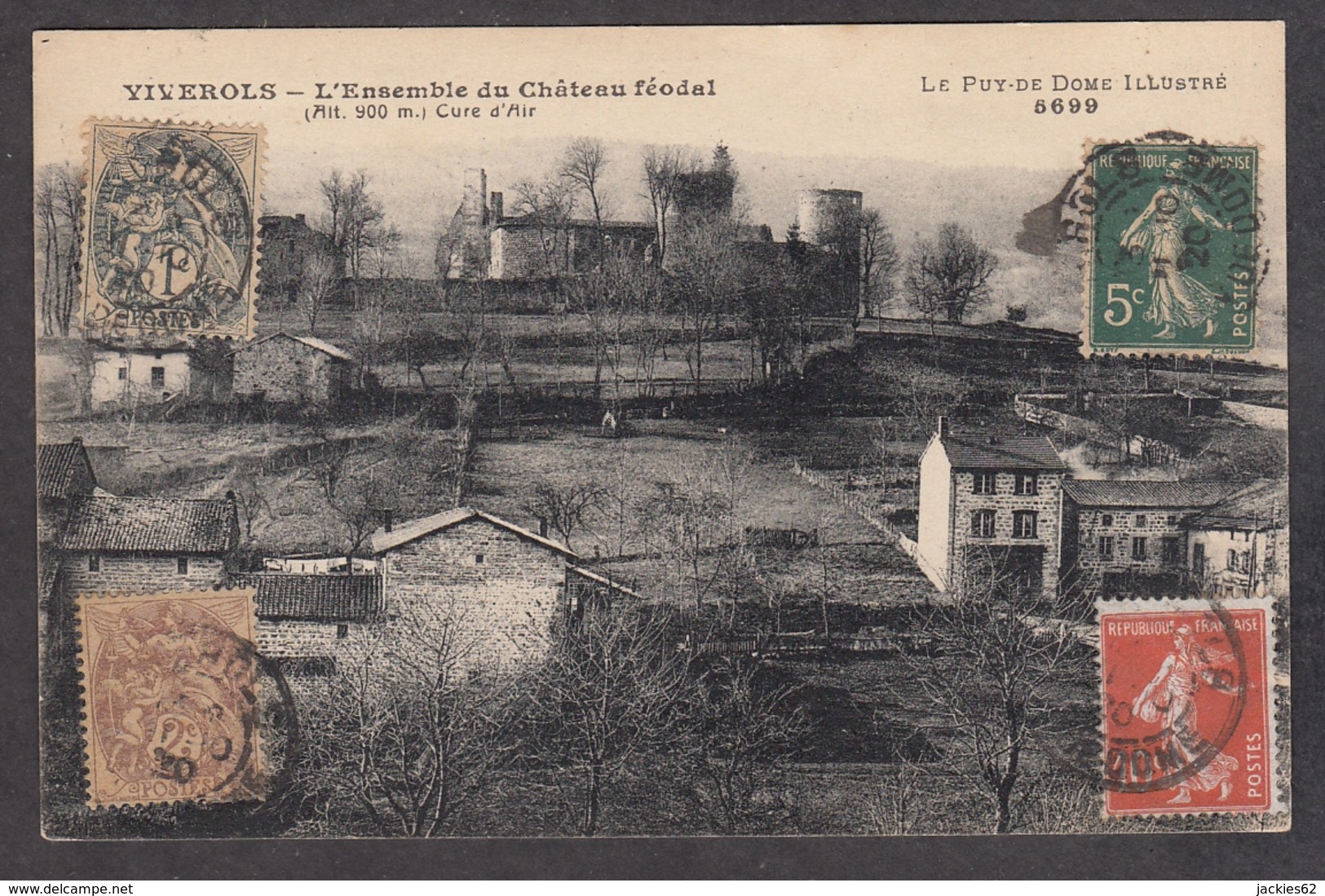 101796/ VIVEROLS, L'ensemble Du Château Féodal, Voir Affranchissement - Autres & Non Classés