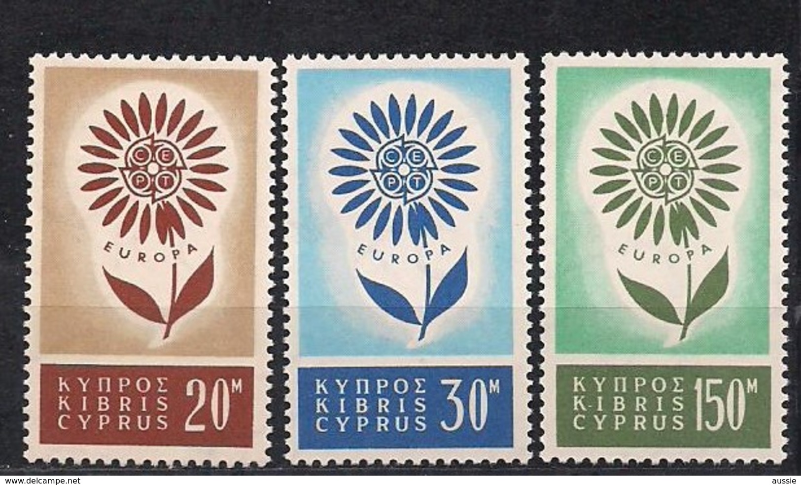 Cept 1964 Chypre Cyprus Yvertn° 232-34 *** MNH Cote 60 Euro - 1964