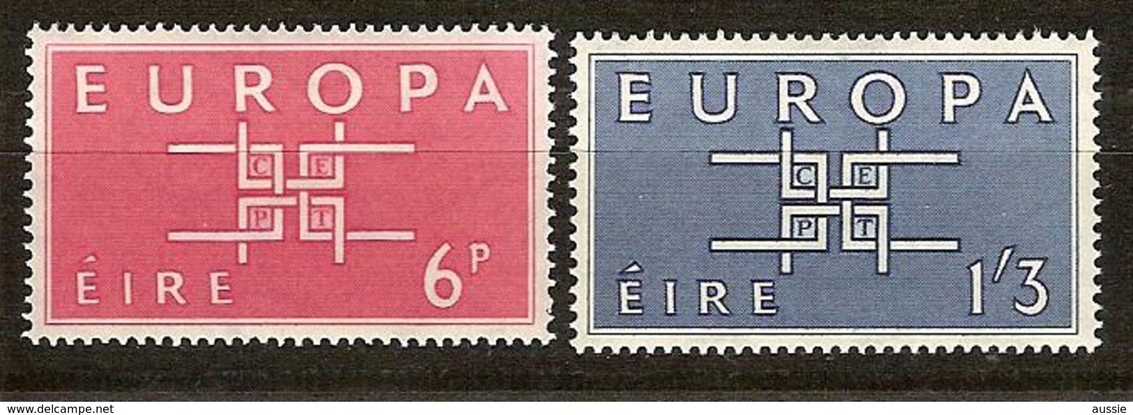 Irlande Ireland Eire 1963 CEPT  Yvertn° 159-160 *** MNH Cote 7,50 € Europa - Ungebraucht