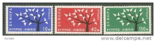 Cept 1962 Chypre Cyprus Zypern Yvertn° 207-09 *** MNH Cote 75,00 Euro - 1962