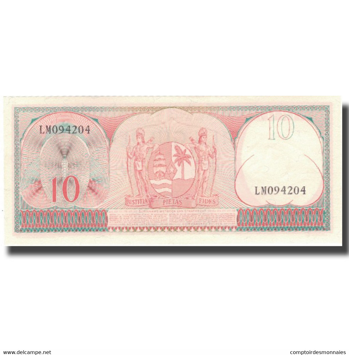 Billet, Surinam, 10 Gulden, 1963, 1963-09-01, KM:121, SUP+ - Surinam