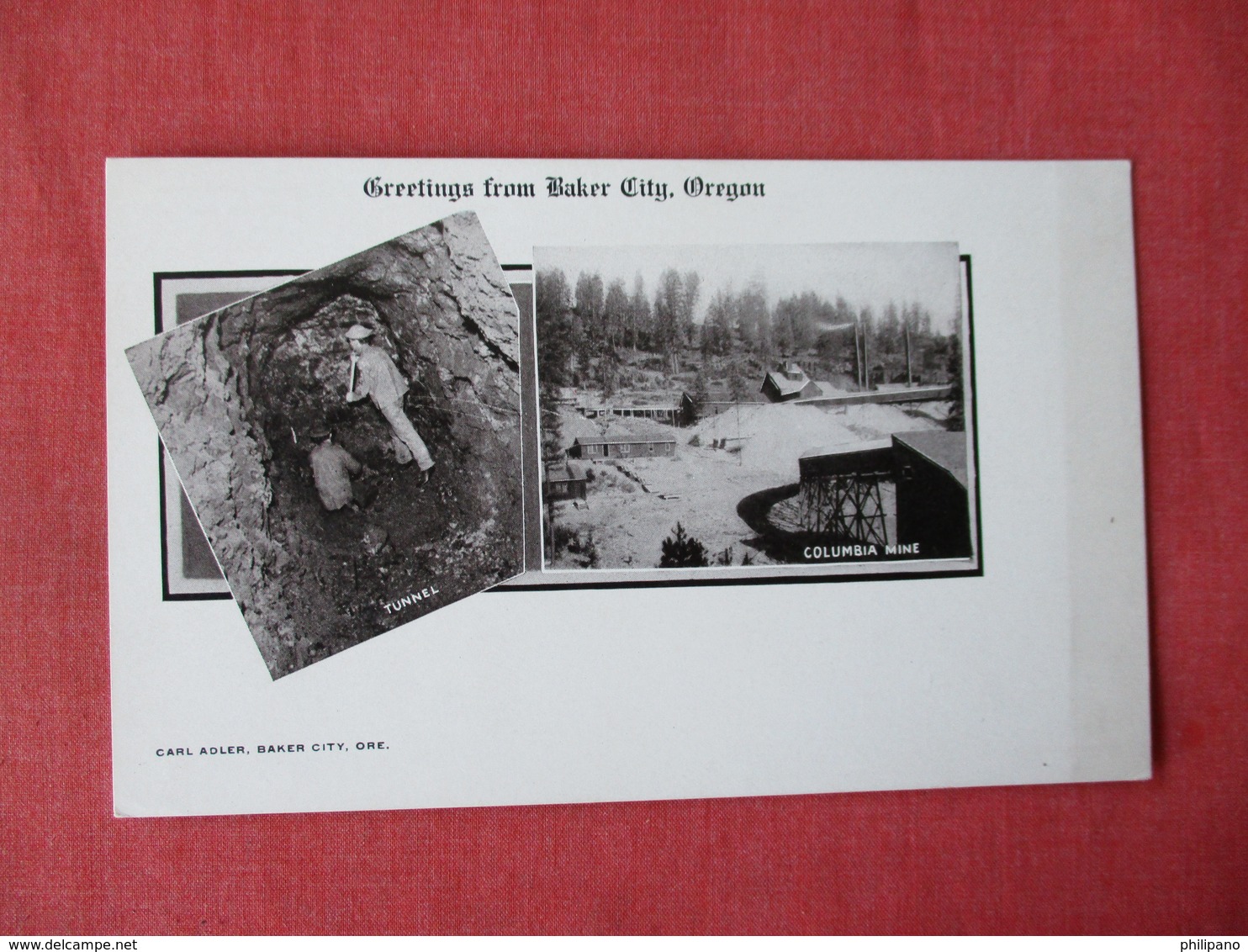 Multi View Columbia Mine  Greetings Baker City    Oregon    Ref 3363 - Autres & Non Classés