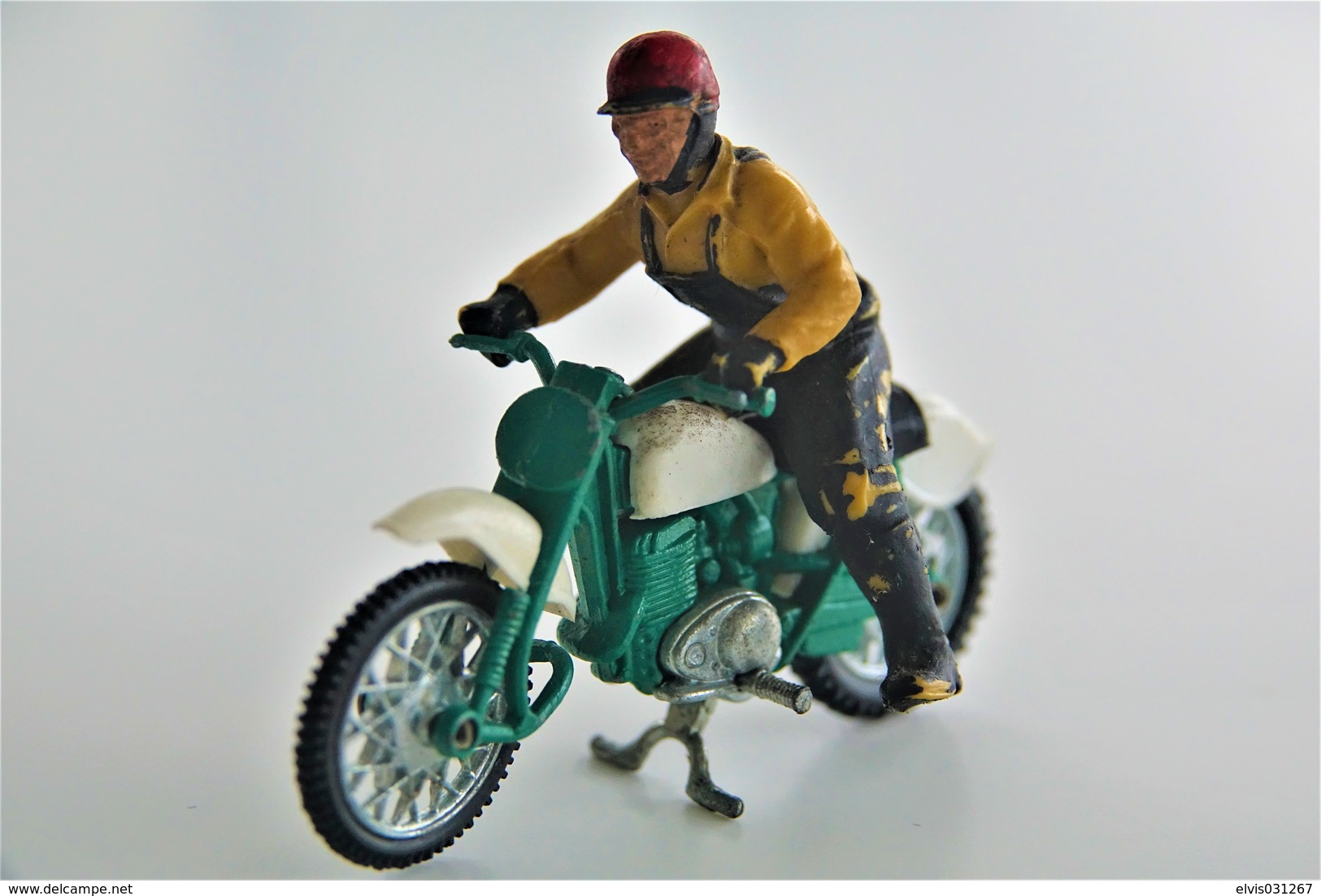 Britains Ltd, Deetail : GREEVES SCRAMBLER MOTORCYCLE  , Made In England, *** - Britains