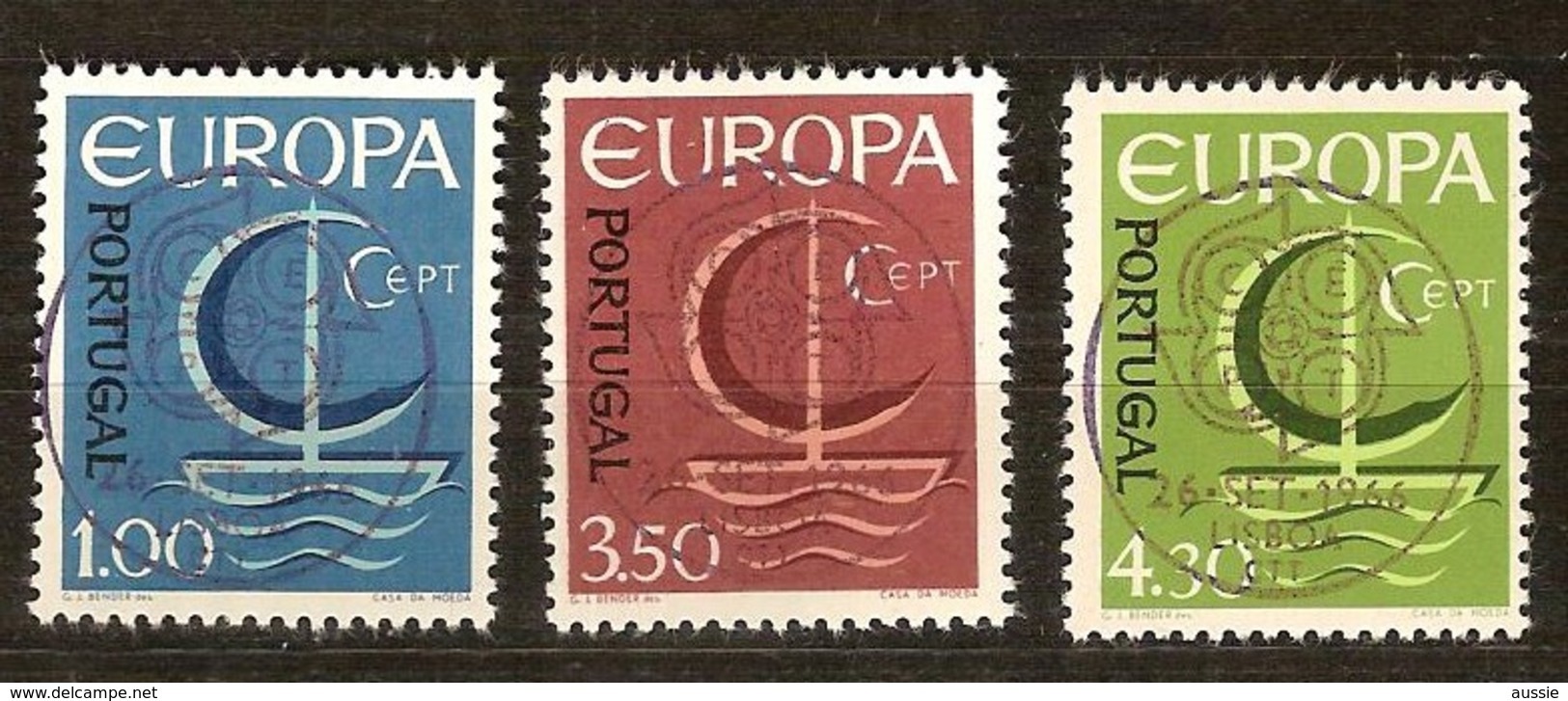 Portugal Cept 1966 Yvertnr. 993-95 (°) Oblitéré Cote 5,50 Euro - 1966