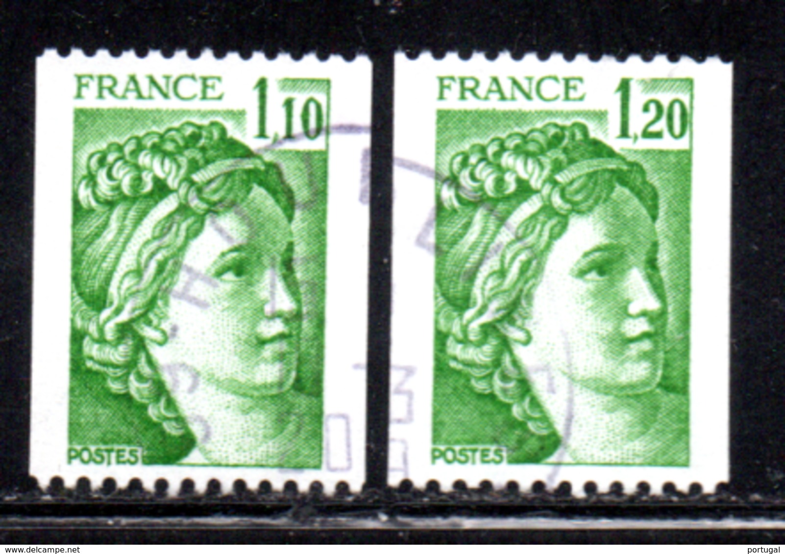 N° 2062,2103 - 1979 - 1977-1981 Sabine (Gandon)