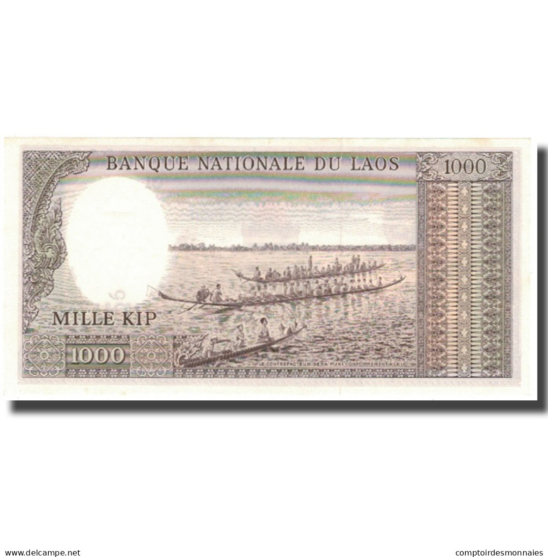 Billet, Lao, 1000 Kip, Undated (1963), KM:14b, SUP+ - Laos