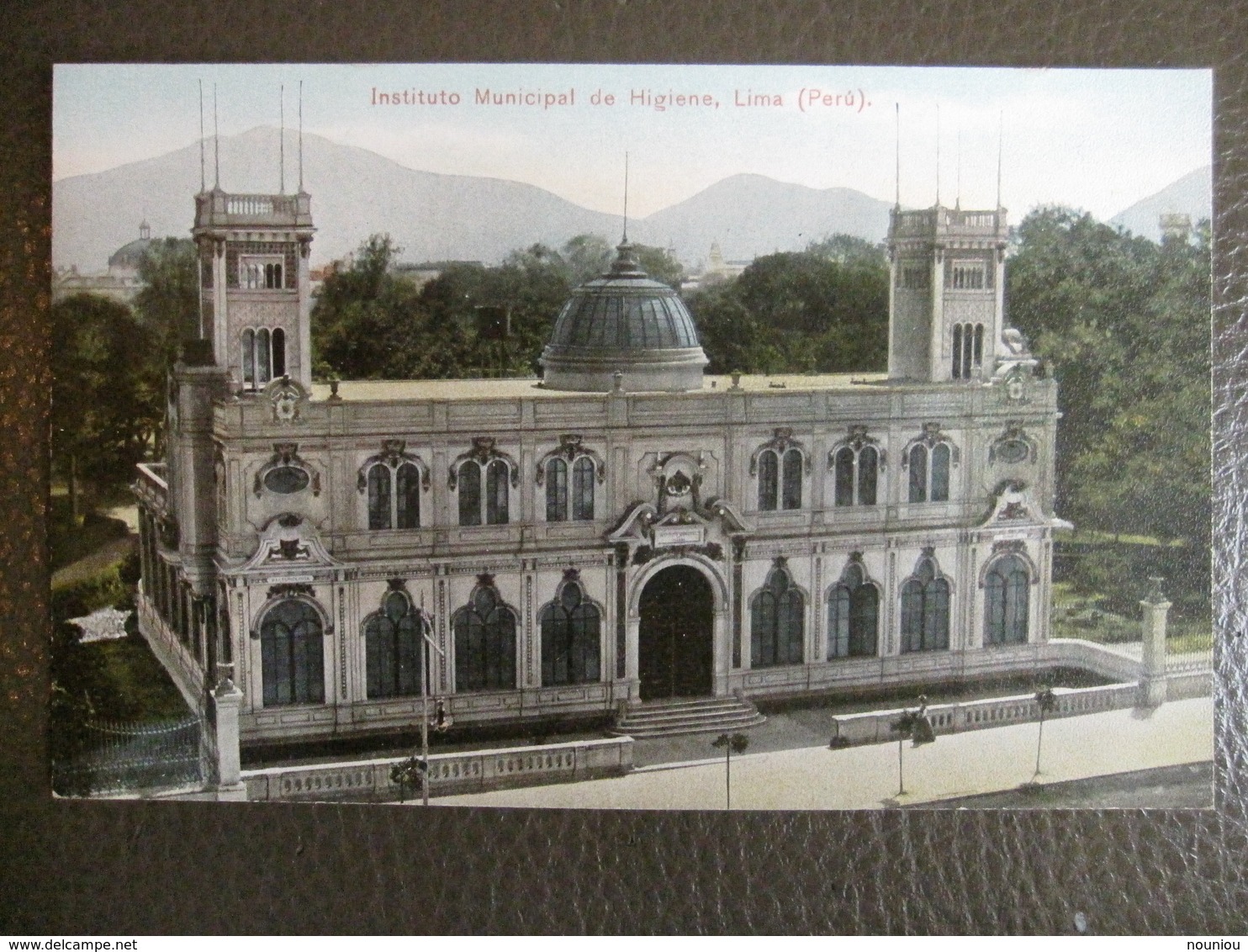 Antique Tarjeta Postal - Peru Perou - Instituto Municipal De Higiene - Lima - Polack-Schneider N°121 - Pérou