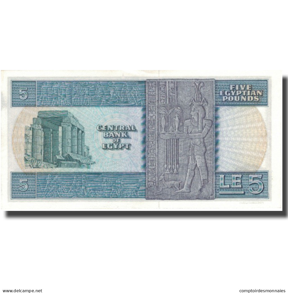 Billet, Égypte, 5 Pounds, 1976-78, KM:45a, SUP - Egypte