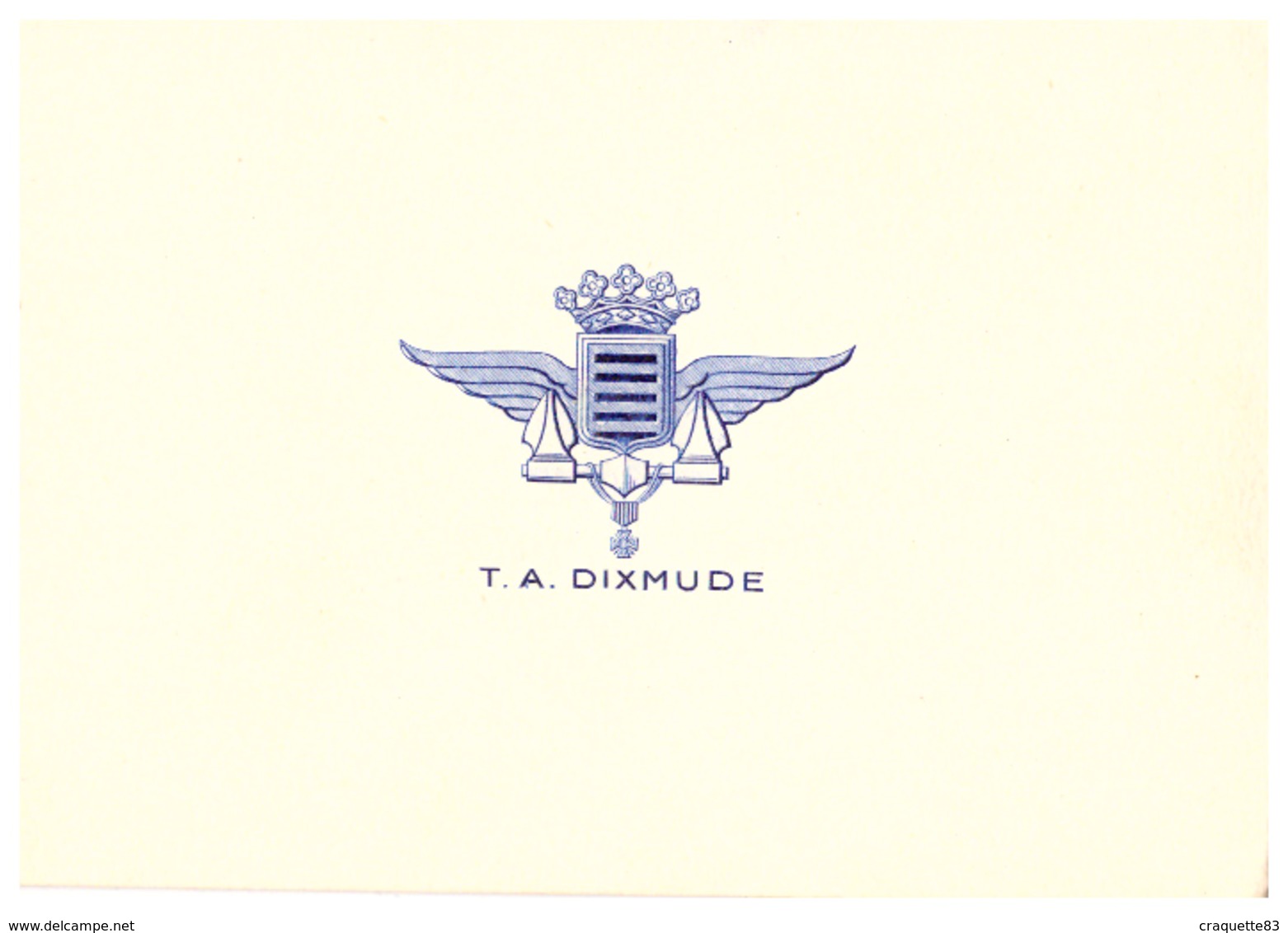 T.A. DIXMUDE  23.12.53  -COURRIER PERSONNEL - Documenten