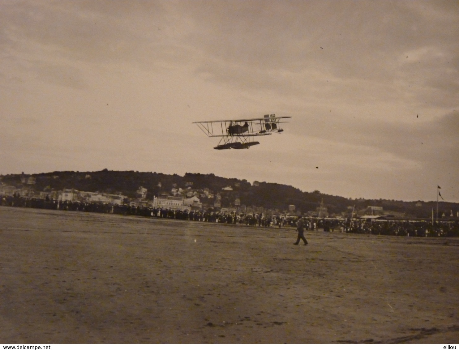 Rare!  Belle Photo Ancienne Caudron G3 Deauville Avion Aviation ! Hydravion ! - Aviation