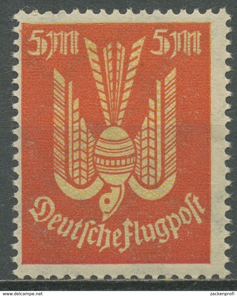 Deutsches Reich 1922 Flugpostmarke Holztaube 218 F I Postfrisch Geprüft - Ungebraucht