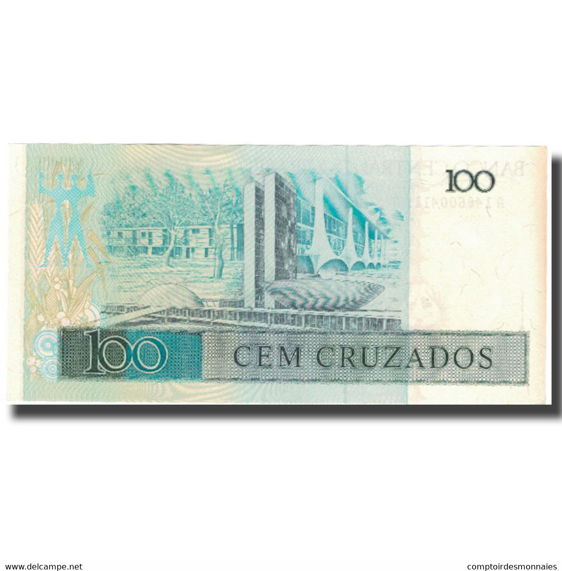 Billet, Brésil, 100 Cruzados, Undated (1986-88), KM:211a, SUP - Brésil