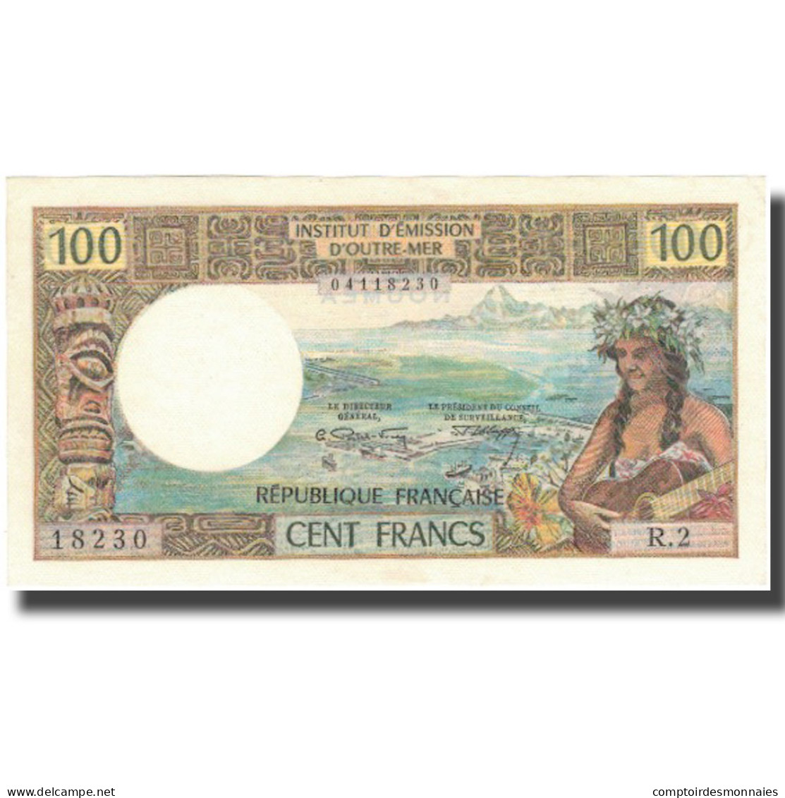 Billet, Nouvelle-Calédonie, 100 Francs, 1971, 1971, KM:63a, SUP+ - Nouméa (New Caledonia 1873-1985)